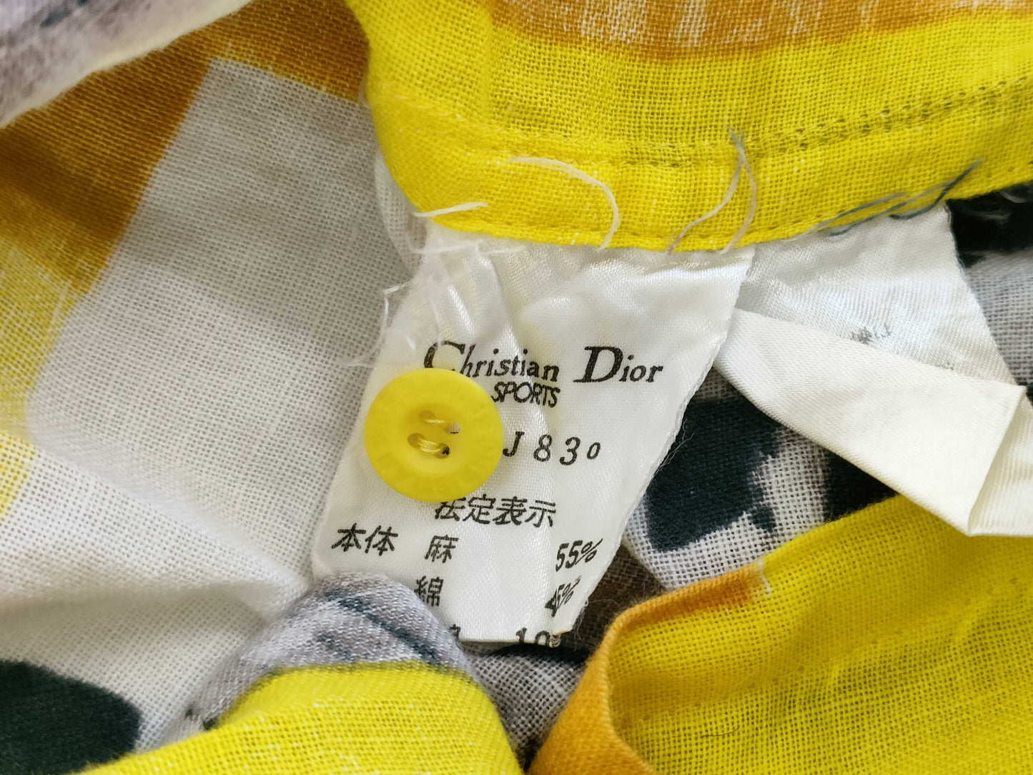 (10462_0337) Dior Christian Dior SPORTS Short Sleeve Shirt All Over Pattern M Top