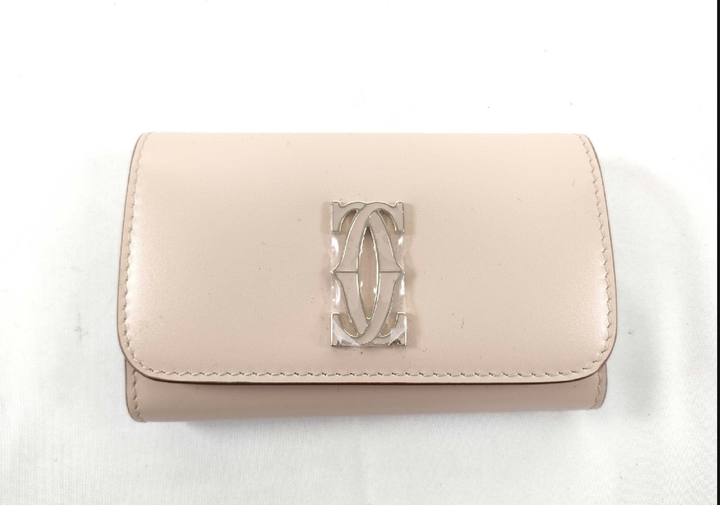 (10461_0056) Cartier Cartier Double C De Cartier 6-Row Key Case Key Case