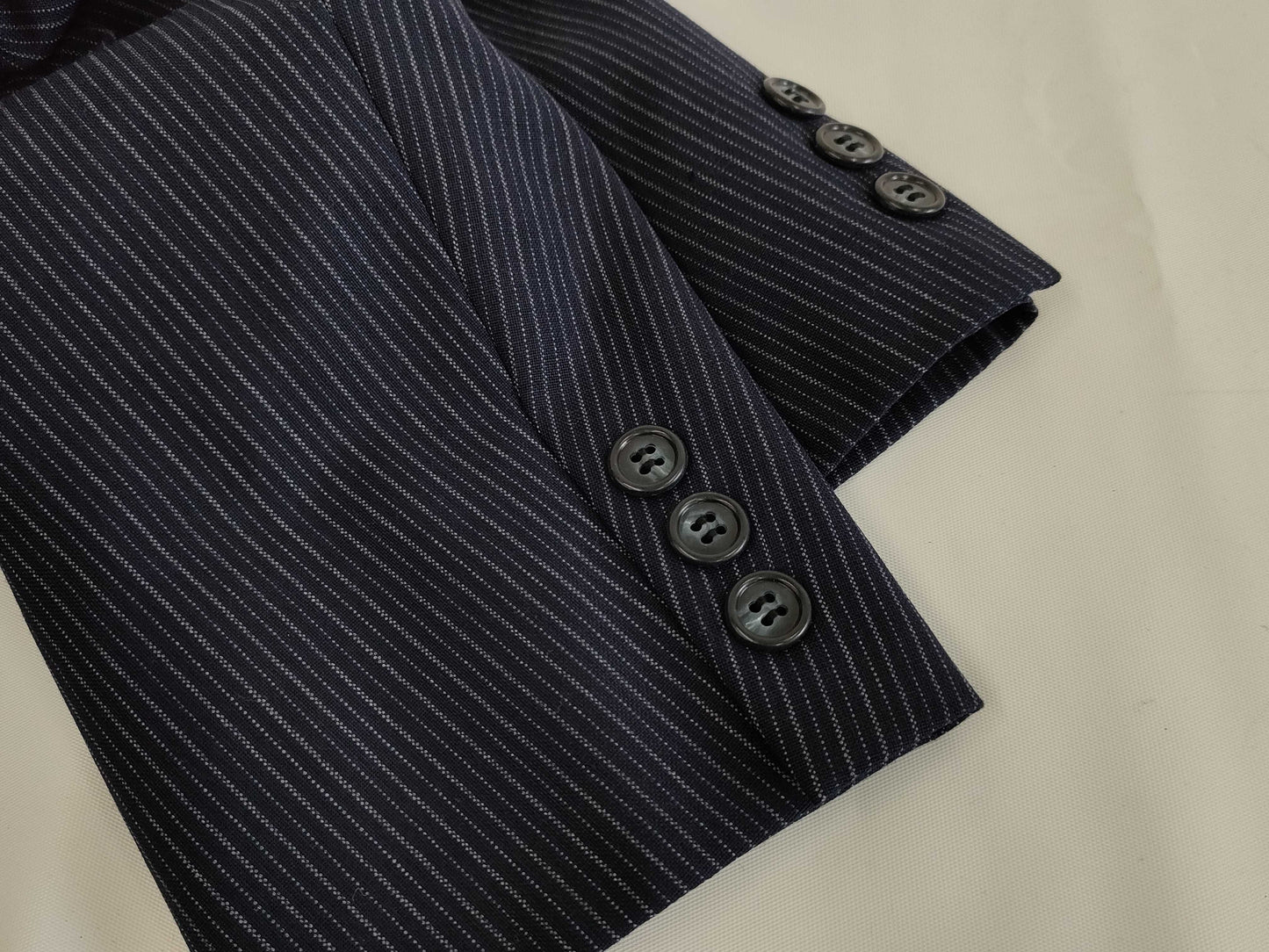 (10462_0216) BURBERRY Burberry Men's Jacket Striped Setup Suit Pants Set Wool Beauty Size 160 C-TK83 Other Apparel