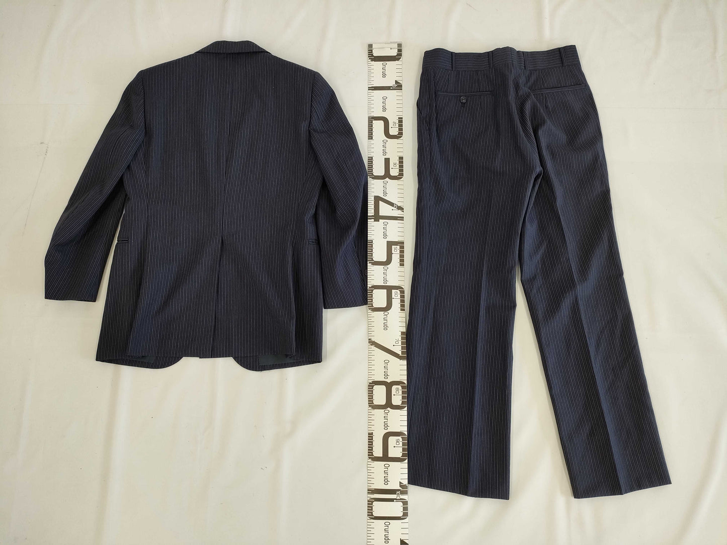 (10462_0216) BURBERRY Burberry Men's Jacket Striped Setup Suit Pants Set Wool Beauty Size 160 C-TK83 Other Apparel