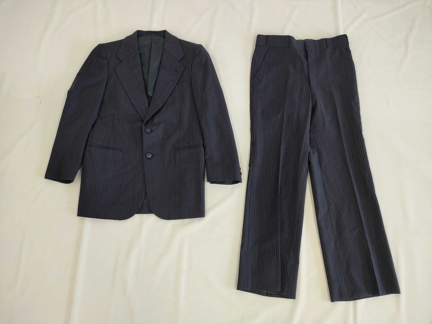 (10462_0216) BURBERRY Burberry Men's Jacket Striped Setup Suit Pants Set Wool Beauty Size 160 C-TK83 Other Apparel