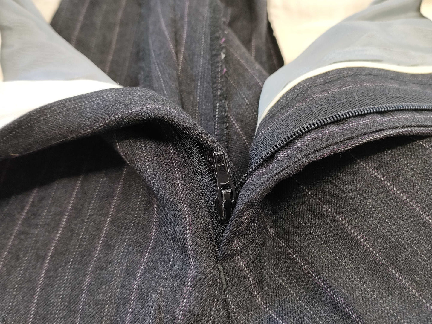 (10462_0351) Dior Christian Dior Men's Jacket Size 57 Striped Double Pants Set Jacket