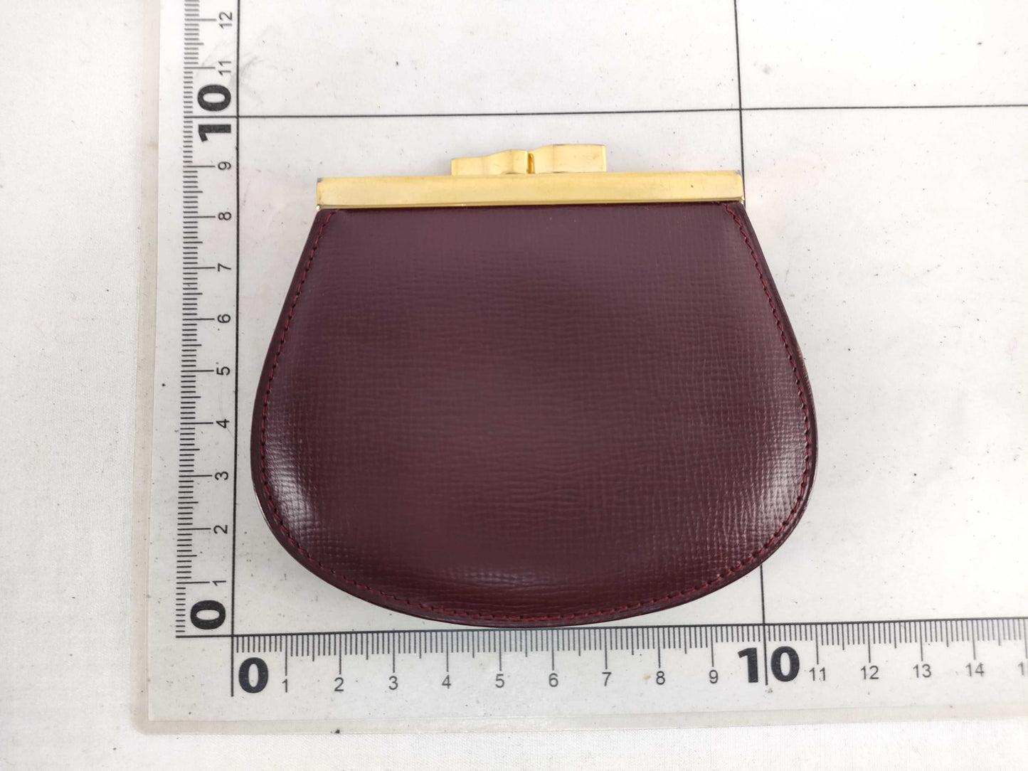 (10461_0068) Cartier Cartier Coin Case Mastline Gamaguchi Coin Case