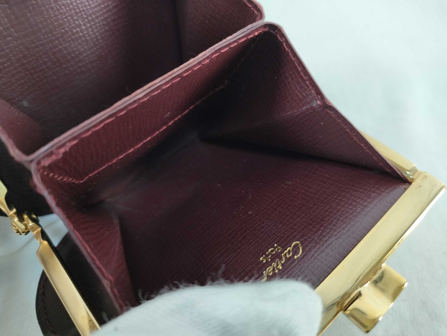 (10461_0068) Cartier Cartier Coin Case Mastline Gamaguchi Coin Case