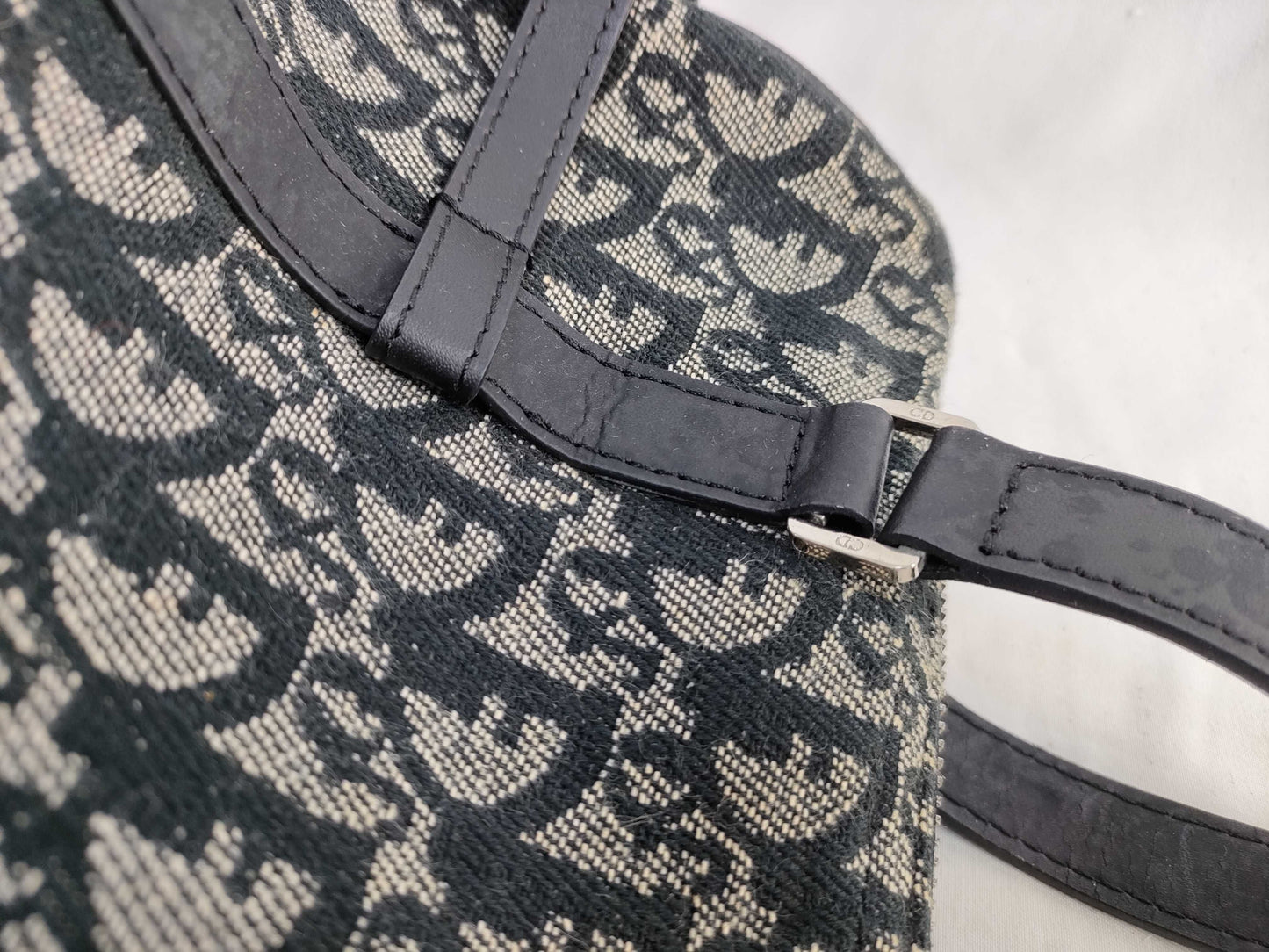 (10460_0330) Dior Trotter Dior Mini Boston Trotter Handbag D-Charm Handbag