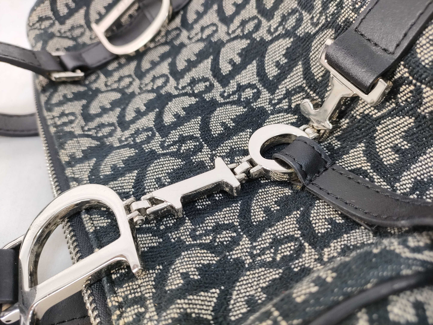 (10460_0330) Dior Trotter Dior Mini Boston Trotter Handbag D-Charm Handbag