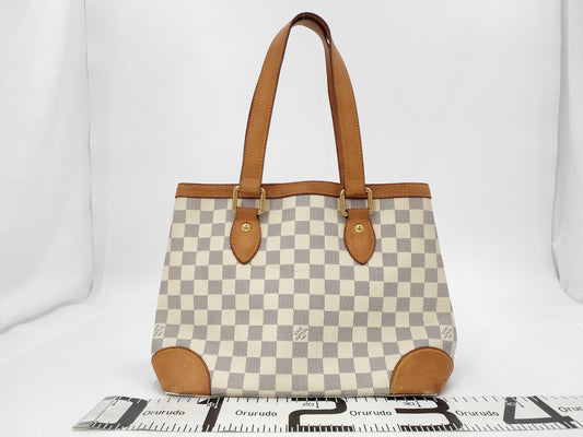 LOUIS VUITTON Damier Azur Hampstead Tote Bag