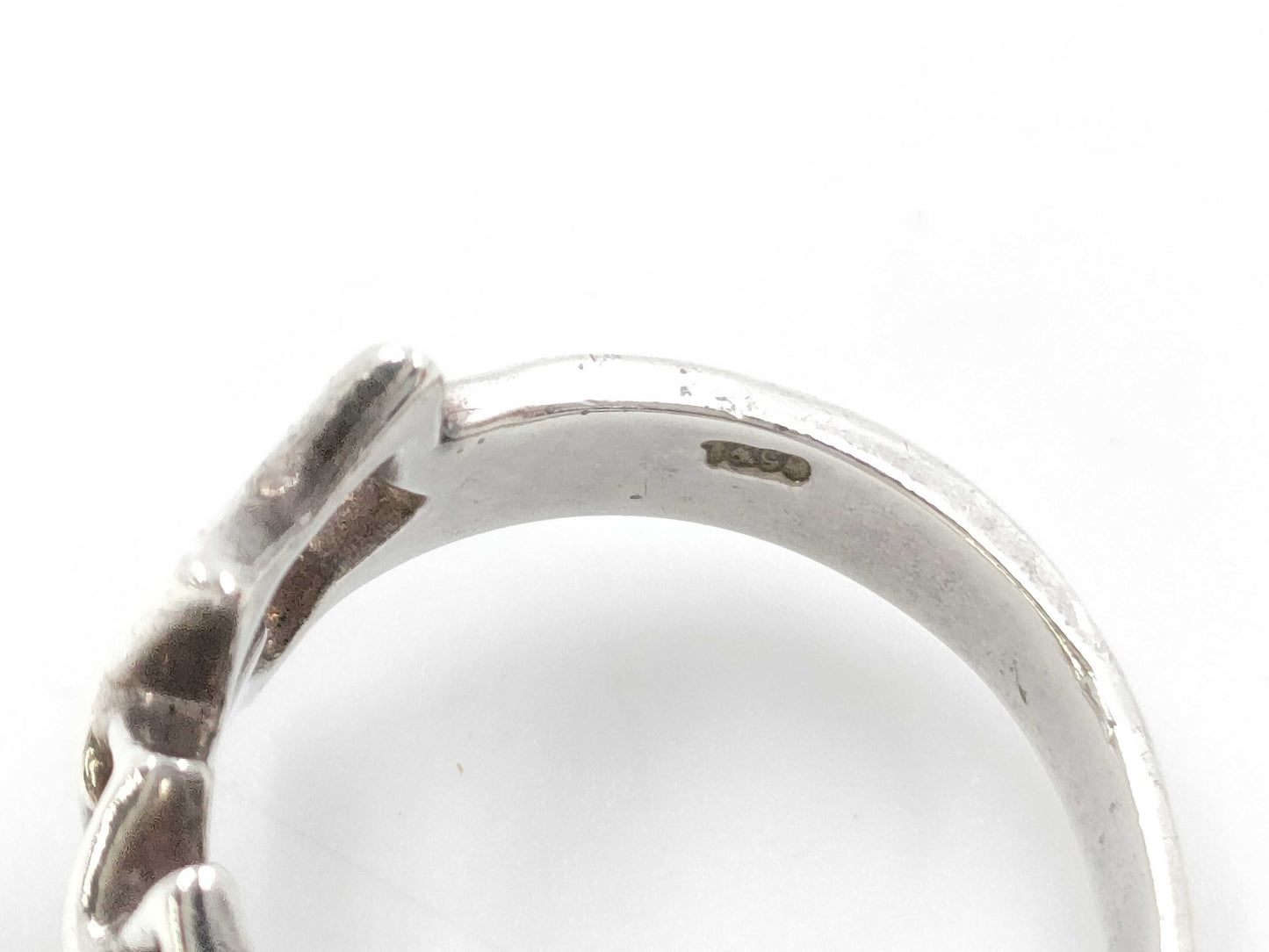 (10461_0220) Tiffany&Co. Tiffany Triple Star Silver 925 Ring