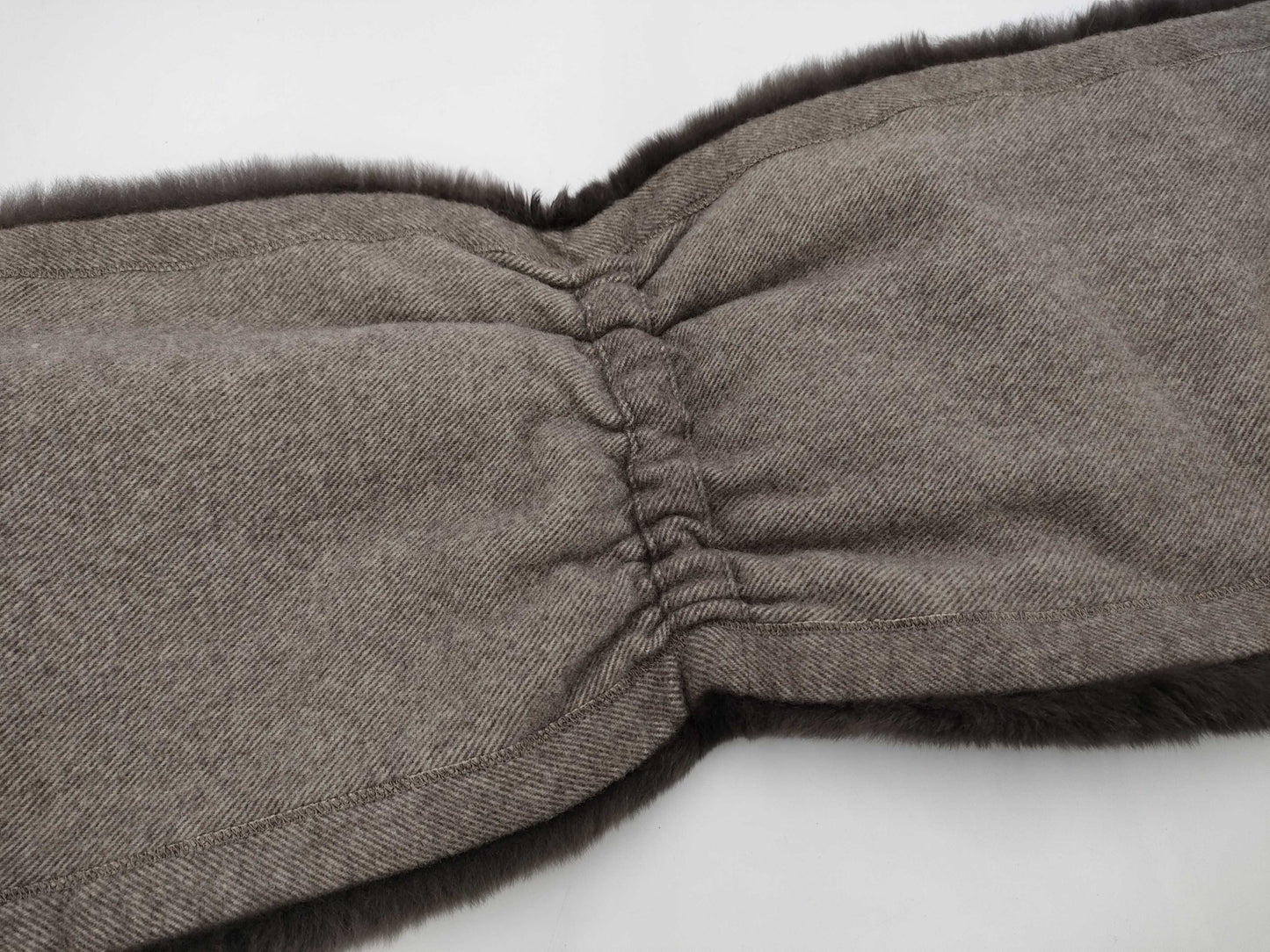 (10462_0280) FOXEY Foxy Mink Fur Stole Brown Dark Brown Other Apparel