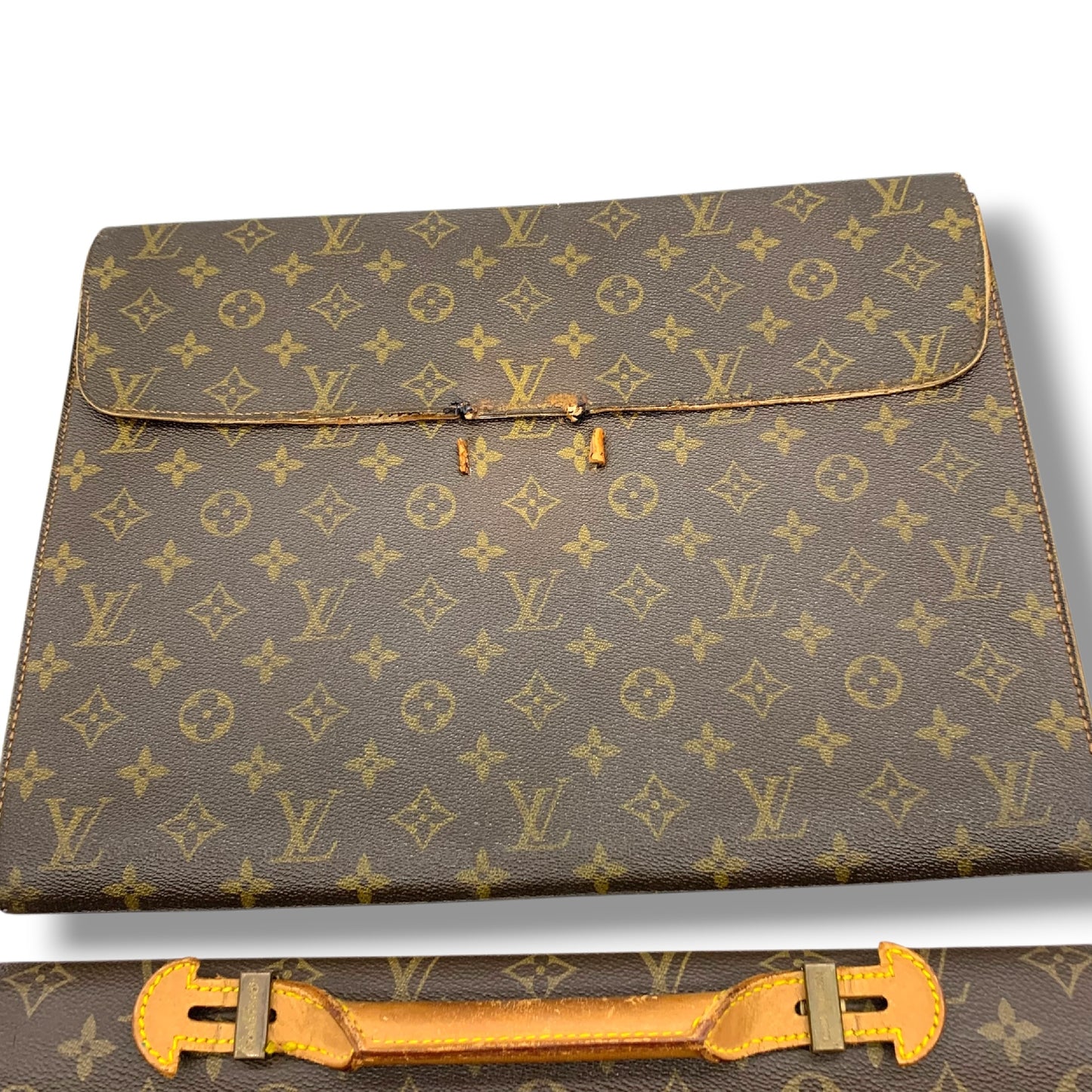 (10463_0005) LOUIS VUITTON Louis Vuitton Business Bag 2-Piece Summary Set Bulk Business Bag