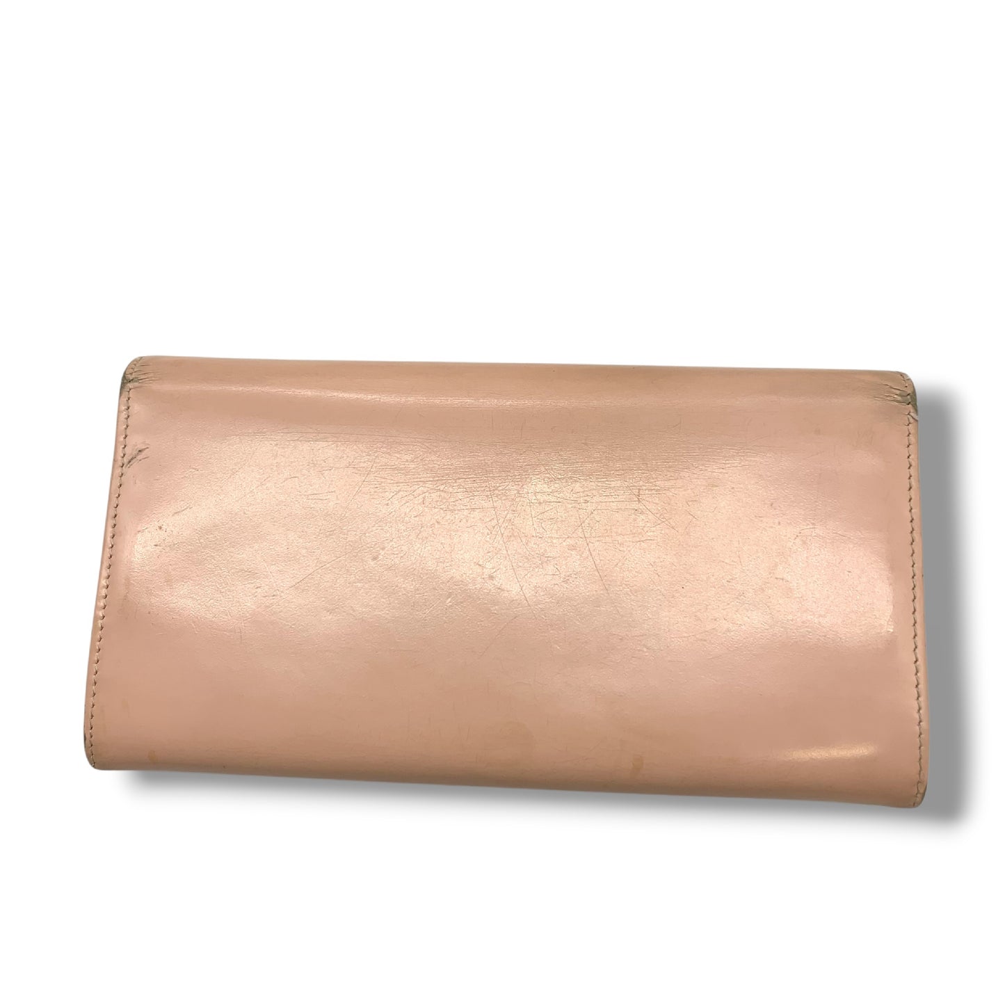 (10461_0074) Cartier Folding Long Wallet Pink Wallet