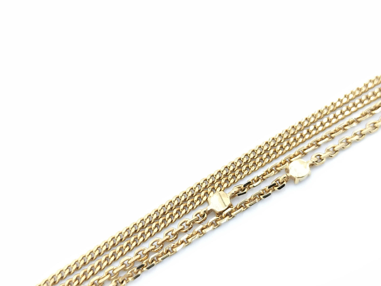 (10461_0346) Dior CLAIR D LUNE Necklace GP Gold Necklace