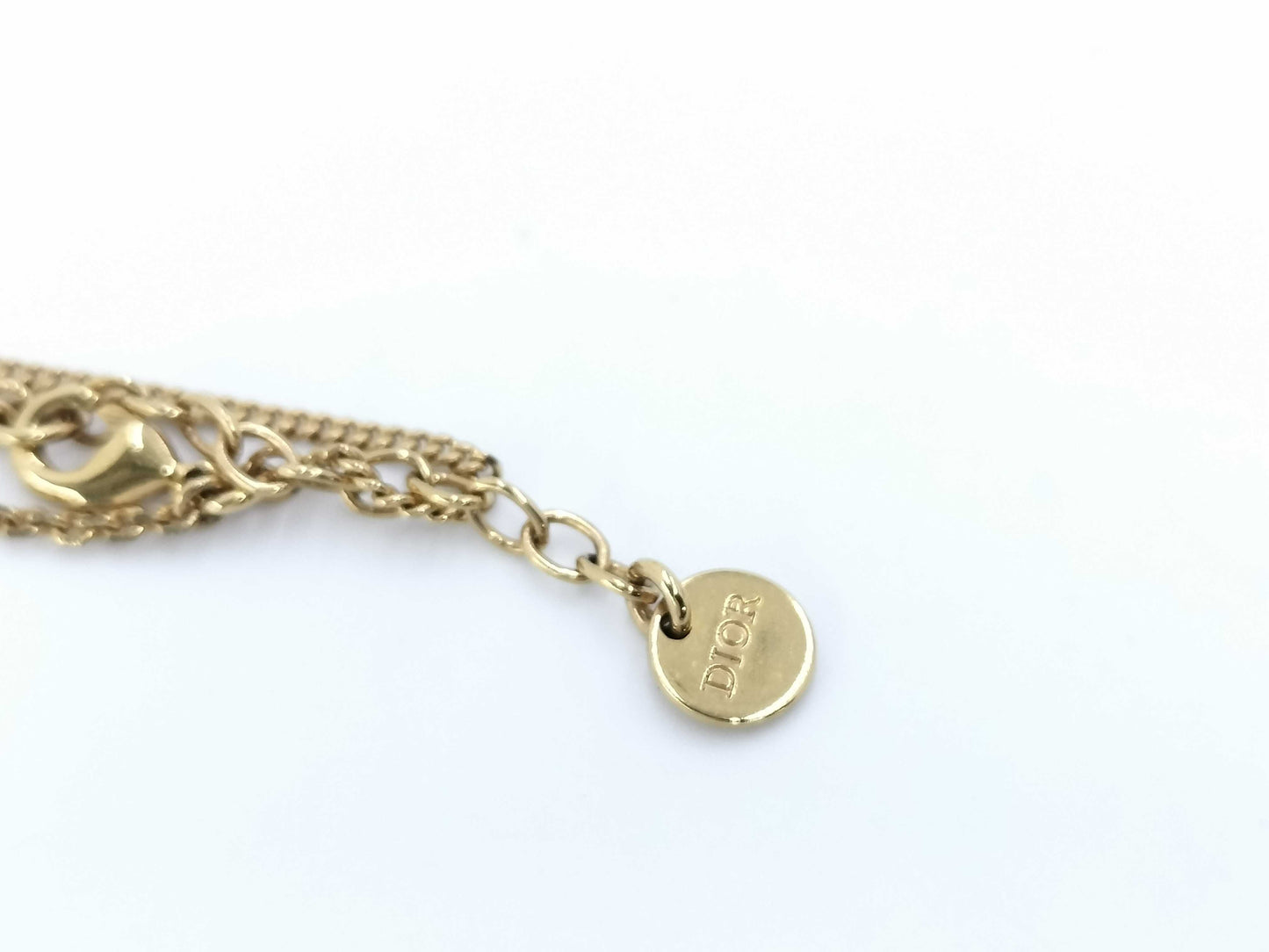 (10461_0346) Dior CLAIR D LUNE Necklace GP Gold Necklace
