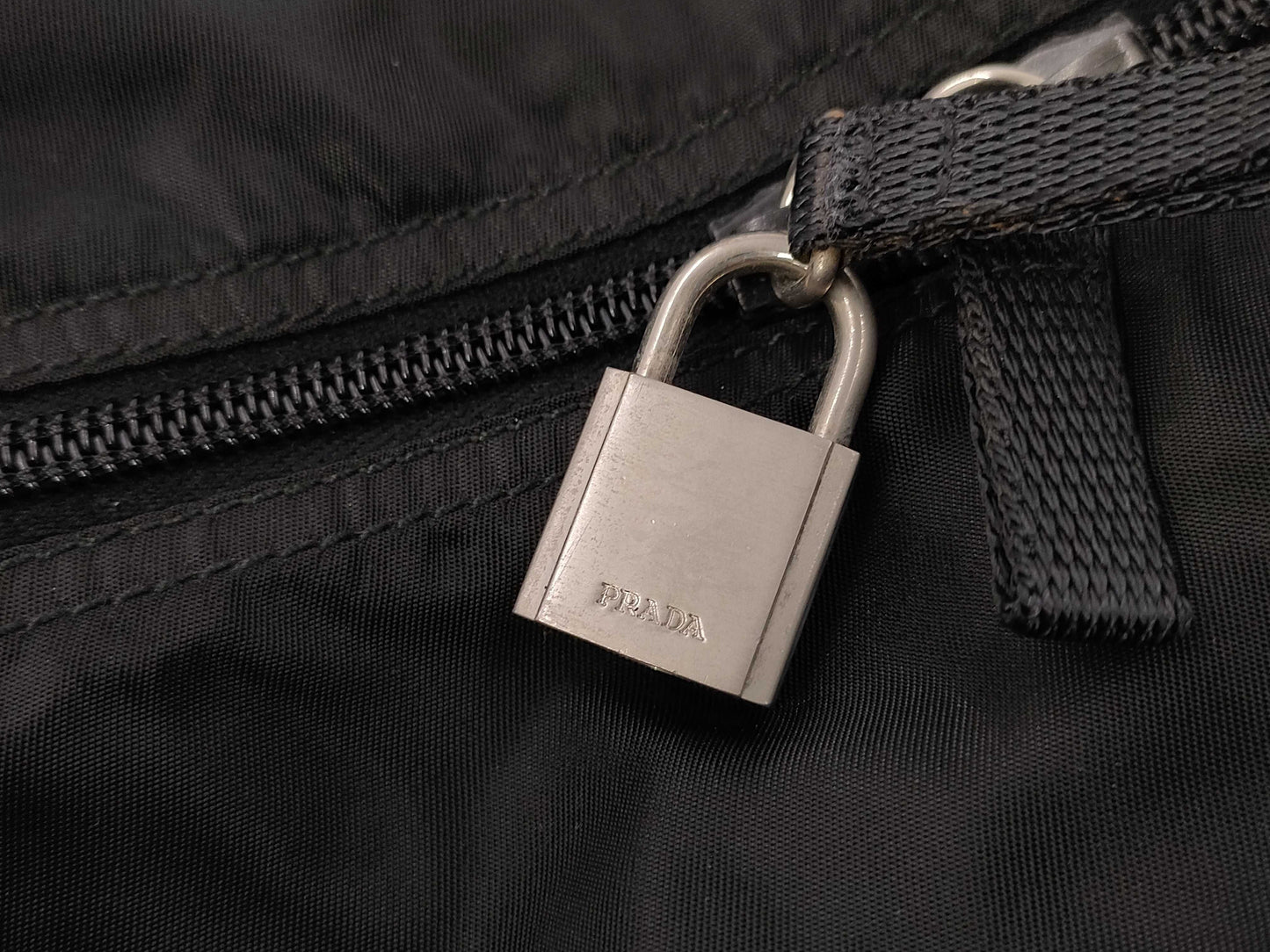(10460_0237) PRADA PRADA 2WAY Boston Bag with Key Boston Bag