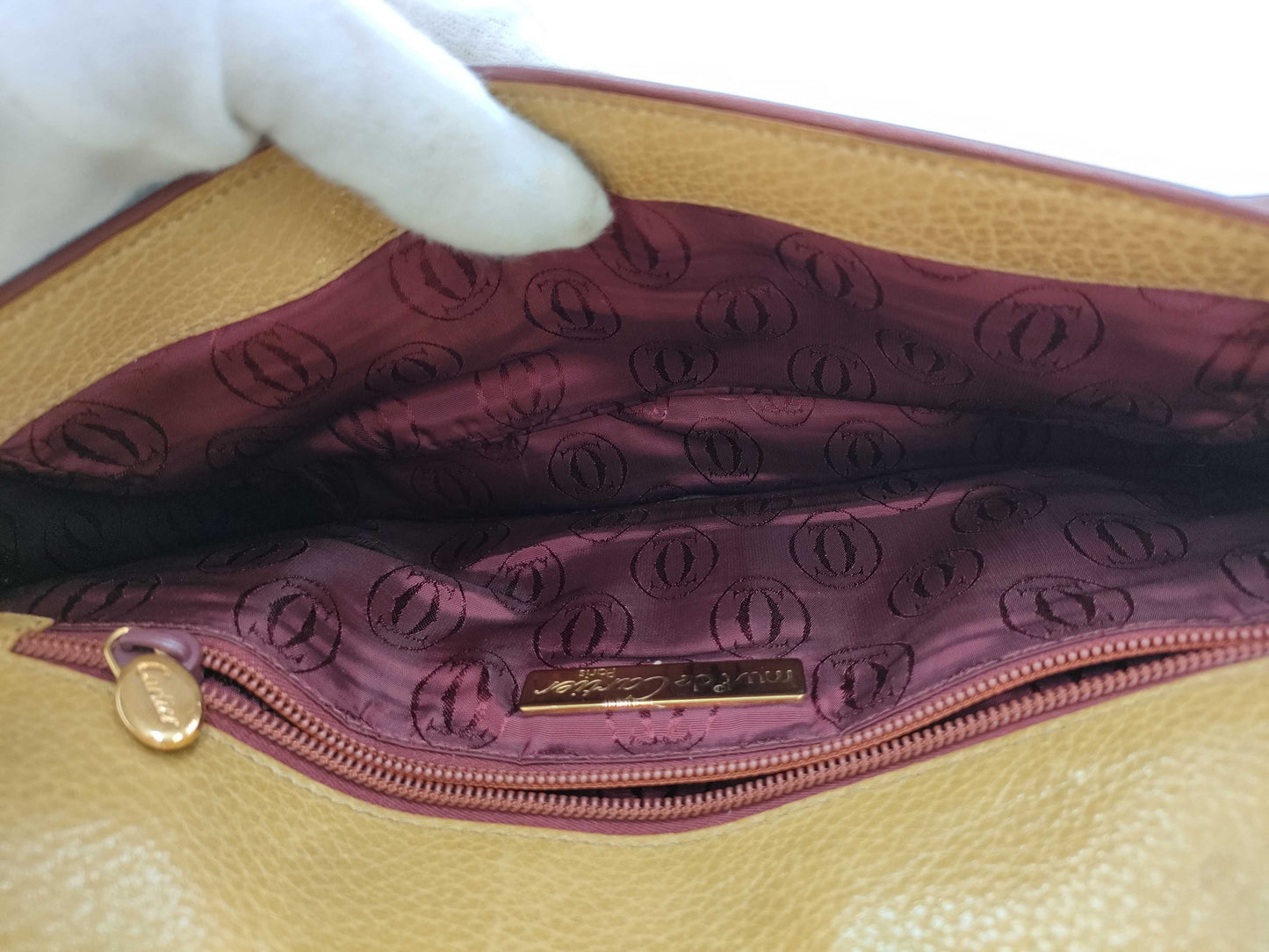 (10460_0124) Cartier Mast Trinity Mastline Vintage Second Bag