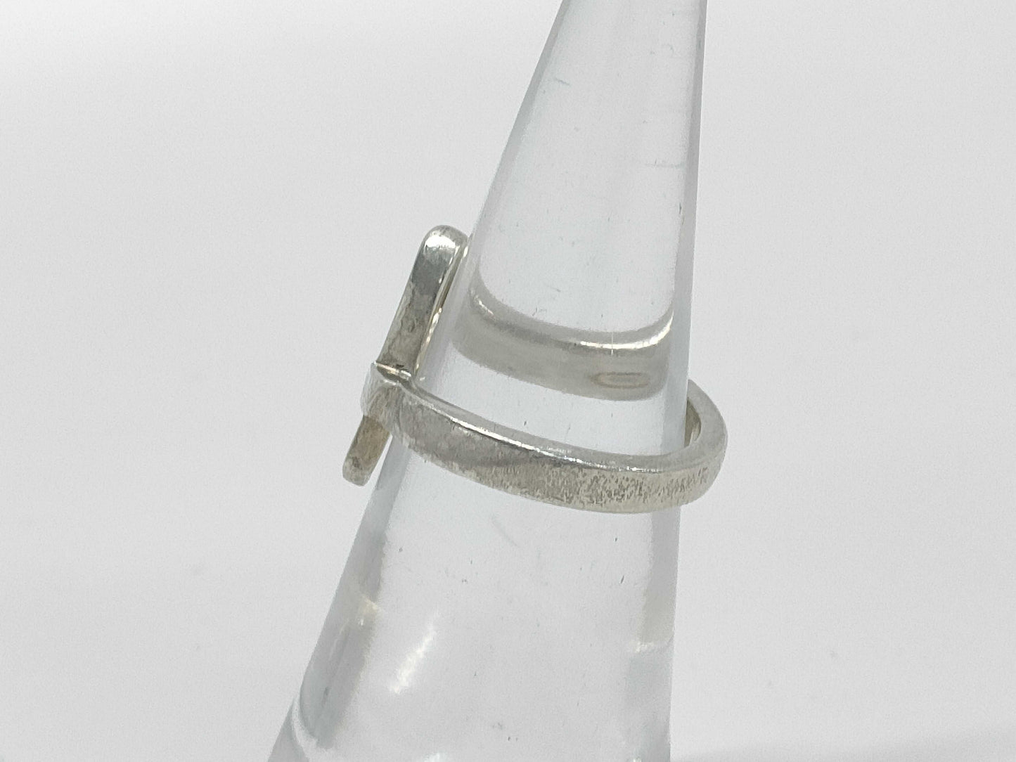 (10461_0201) Tiffany&Co. Tiffany&Co Tiffany Rubbing Heart Ring 3.4g SV925 Ring