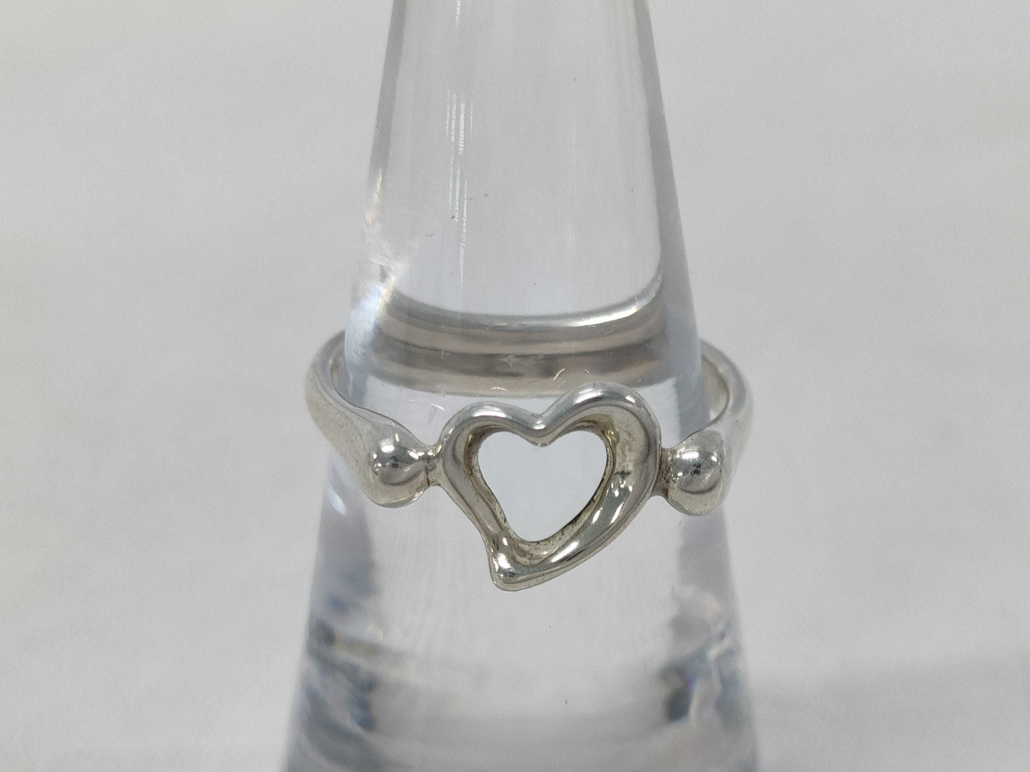 (10461_0219) Tiffany&Co. Tiffany&Co Tiffany&Co Open Heart Ring 2.6g SV925 Ring