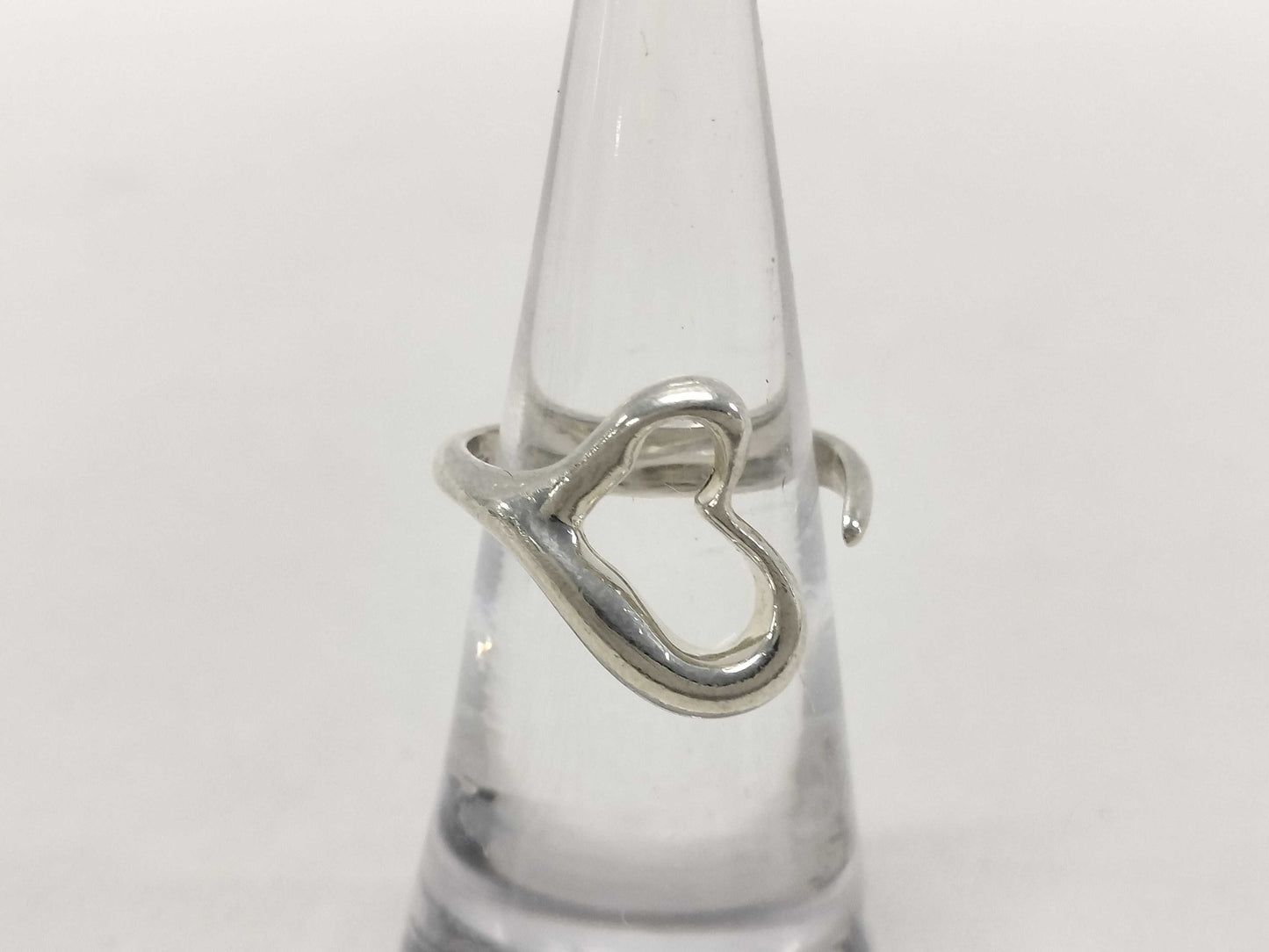 (10461_0196) Tiffany&Co. Tiffany&Co Tiffany&Co Open Heart Ring 3.5g SV925 Ring