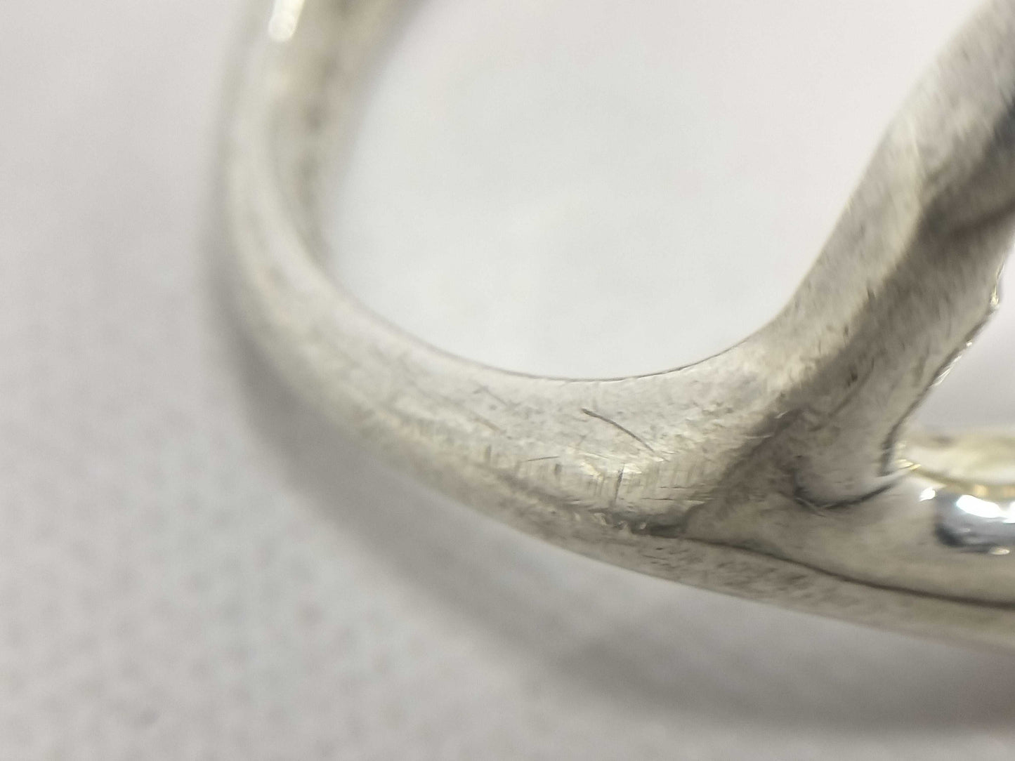 (10461_0196) Tiffany&Co. Tiffany&Co Tiffany&Co Open Heart Ring 3.5g SV925 Ring
