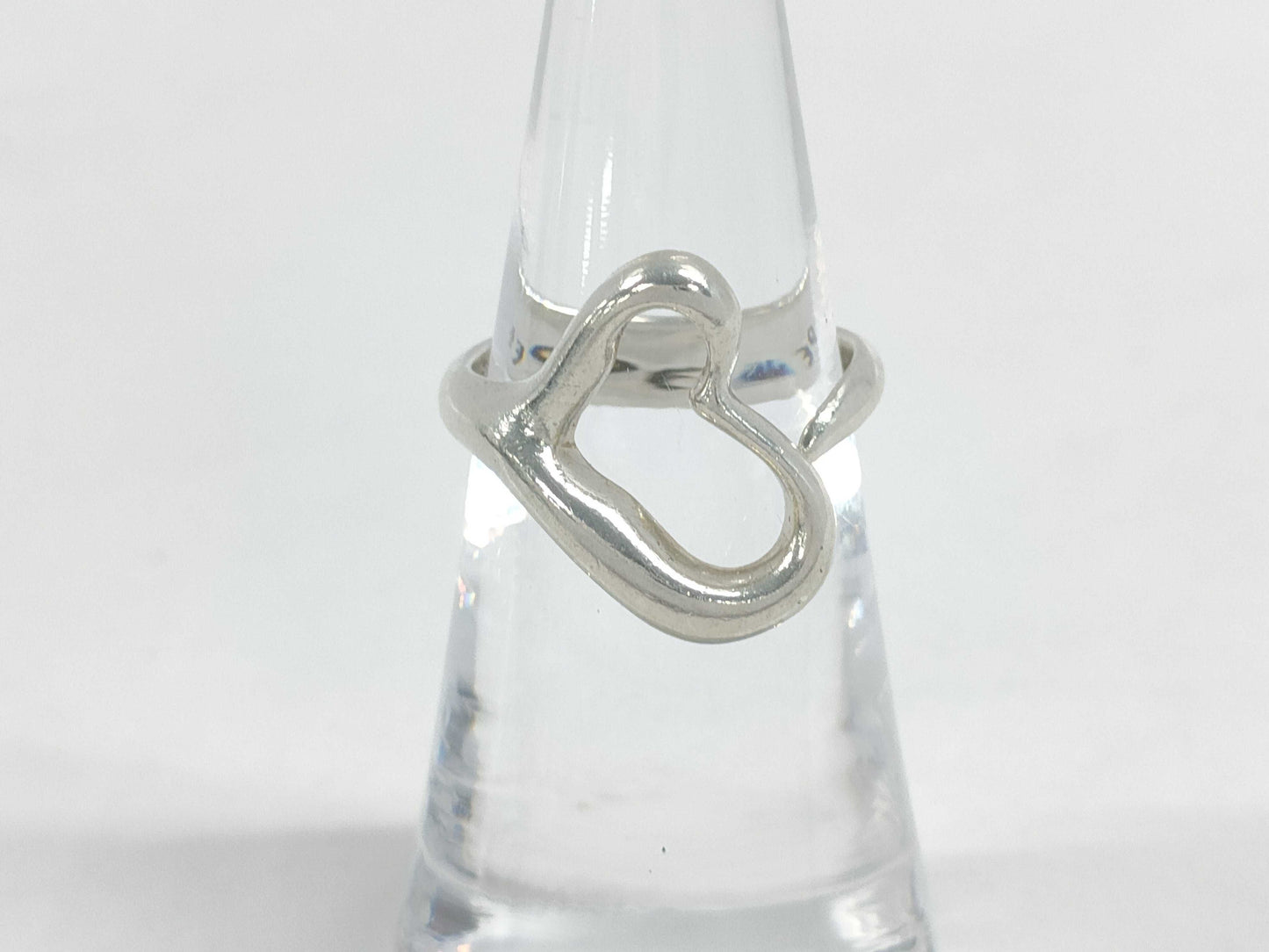 (10461_0212) Tiffany&Co. Tiffany&Co Tiffany&Co Open Heart Ring 4.0g SV925 Ring