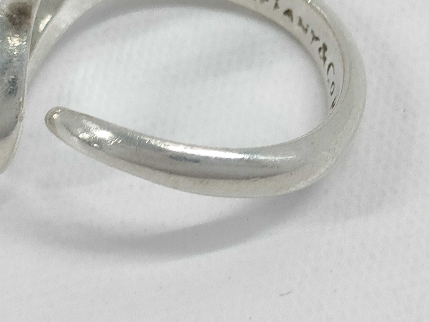 (10461_0212) Tiffany&Co. Tiffany&Co Tiffany&Co Open Heart Ring 4.0g SV925 Ring