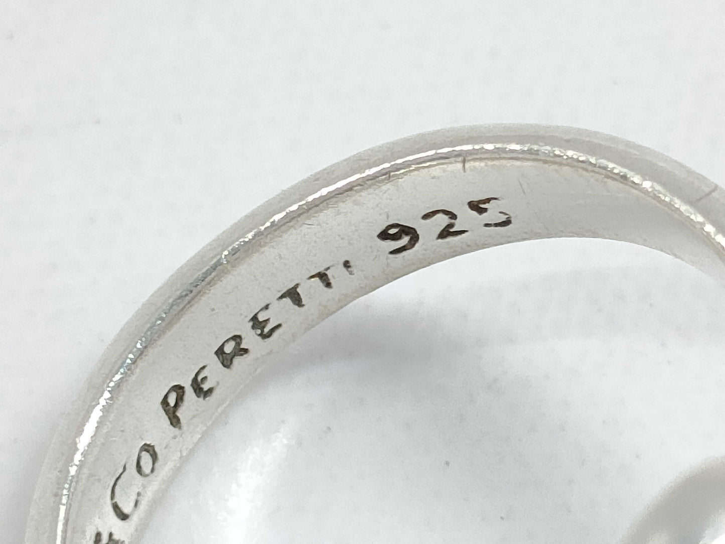 (10461_0212) Tiffany&Co. Tiffany&Co Tiffany&Co Open Heart Ring 4.0g SV925 Ring