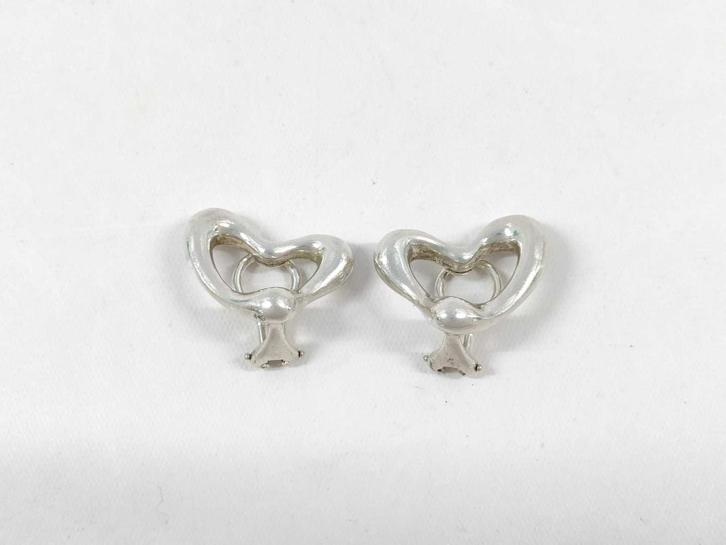 (10461_0211) Tiffany&Co. Tiffany&Co Tiffany&Co 11.5g SV925 Open Heart Earrings