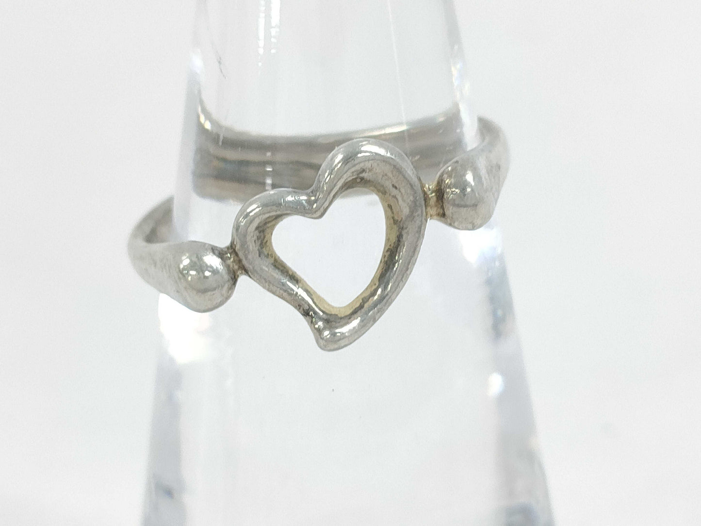 (10461_0224) Tiffany&Co. Tiffany&Co Tiffany&Co Open Heart Ring 2.3g SV925 Ring
