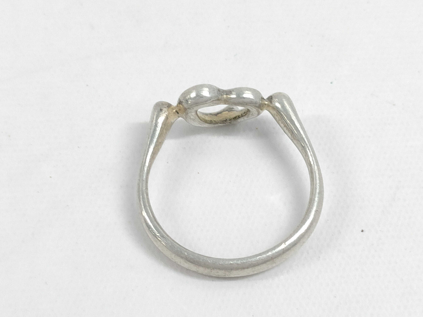(10461_0224) Tiffany&Co. Tiffany&Co Tiffany&Co Open Heart Ring 2.3g SV925 Ring