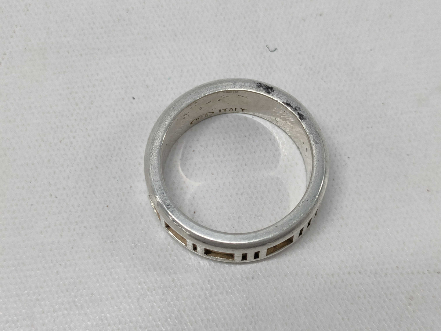 (10461_0221) Tiffany&Co. Tiffany&Co Tiffany&Co Tiffany Atlas Ring 6.8g SV925 Ring