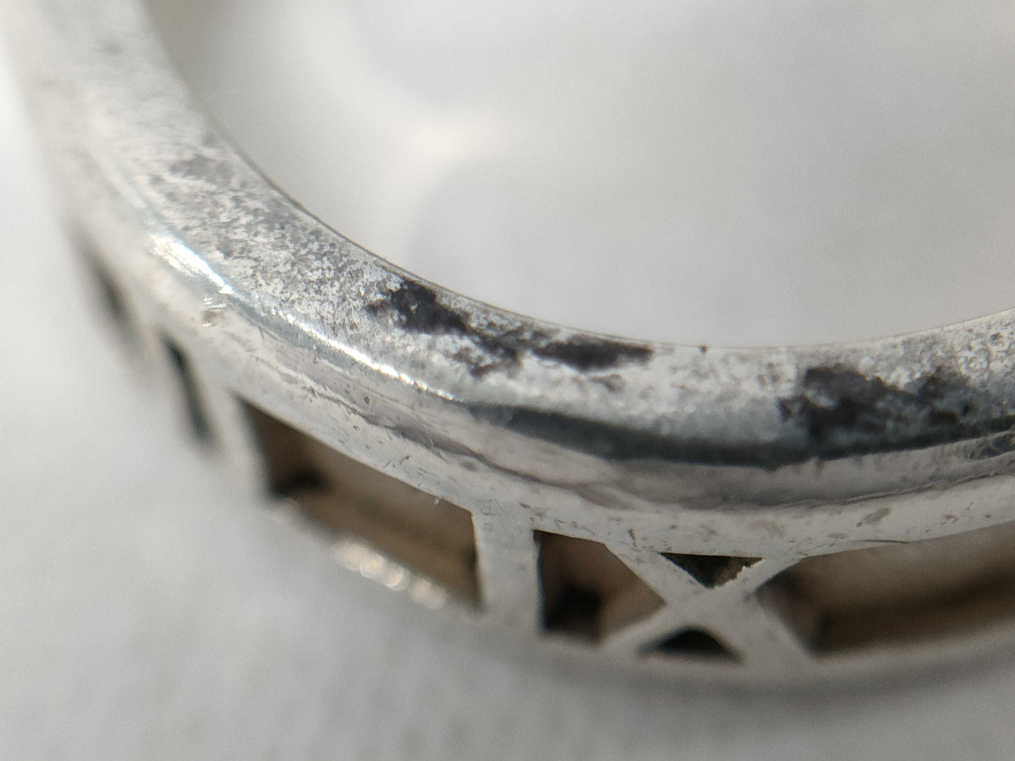 (10461_0221) Tiffany&Co. Tiffany&Co Tiffany&Co Tiffany Atlas Ring 6.8g SV925 Ring