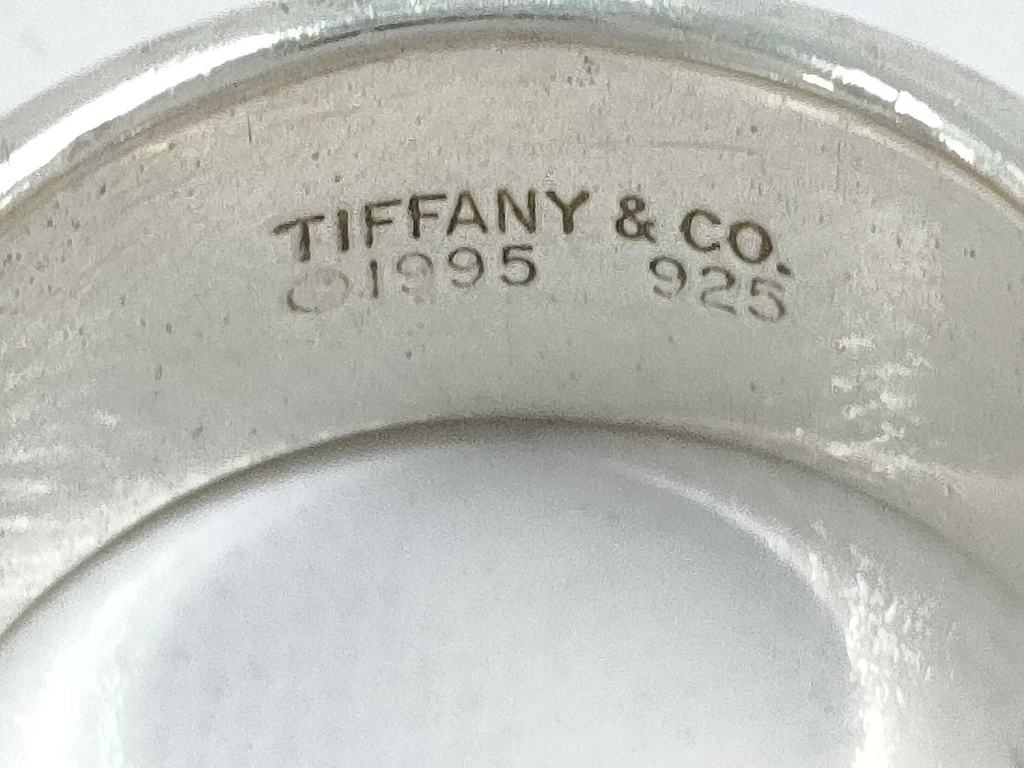 (10461_0197) Tiffany&Co. Tiffany&Co Tiffany&Co Double Line Ring 7.9g SV925 Ring