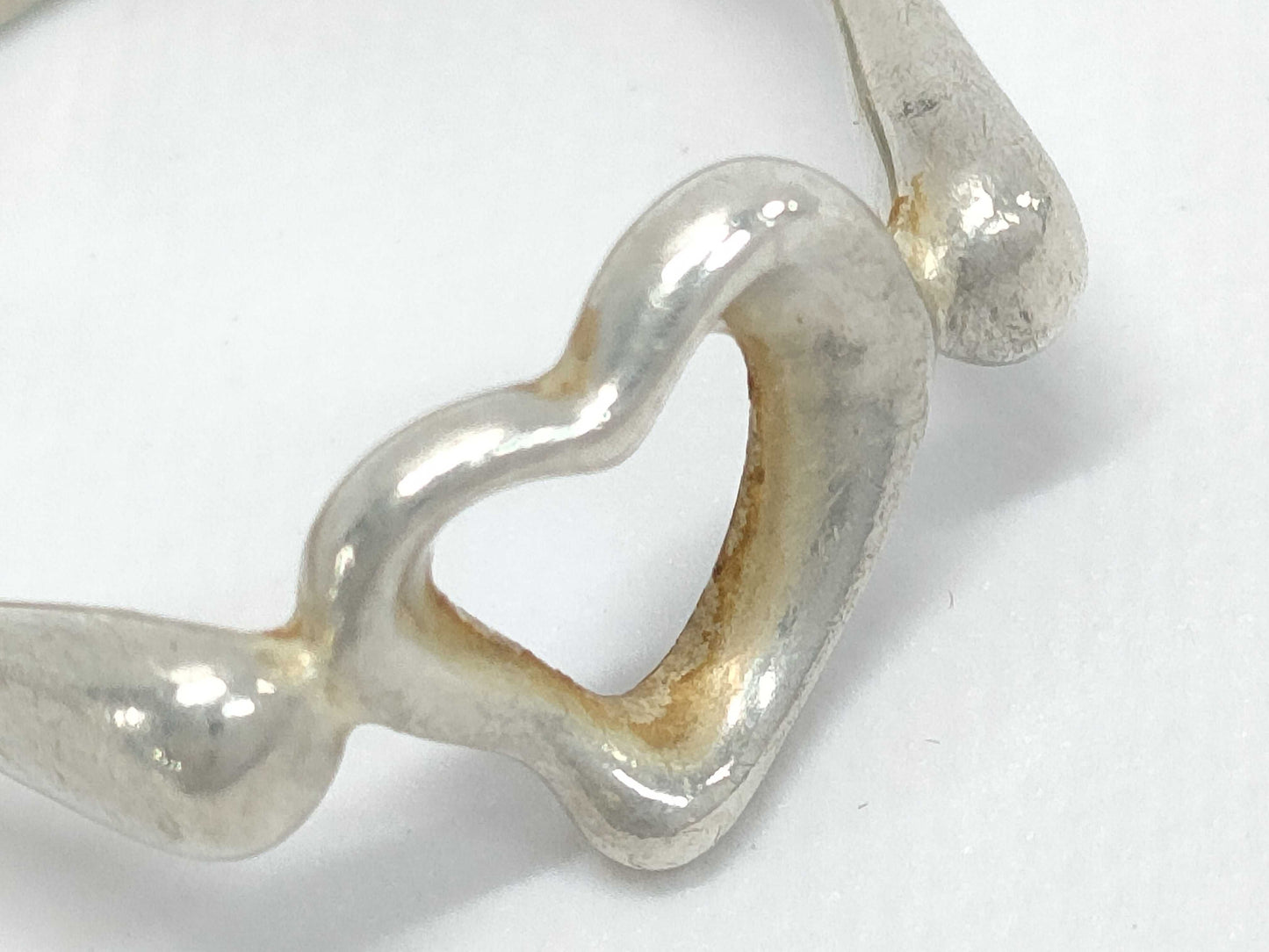 (10461_0218) Tiffany&Co. Tiffany&Co Tiffany&Co Open Heart Ring 2.3g SV925 Ring