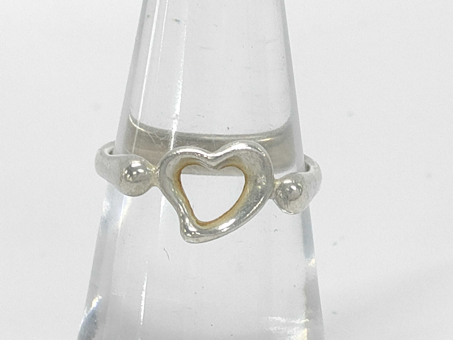 (10461_0218) Tiffany&Co. Tiffany&Co Tiffany&Co Open Heart Ring 2.3g SV925 Ring