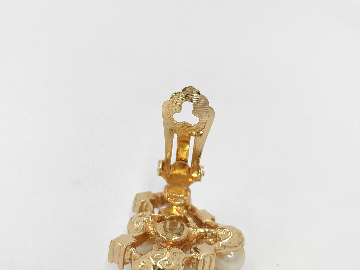 (10461_0344) Dior DIOR Dior Gold Pearl Earrings Earrings