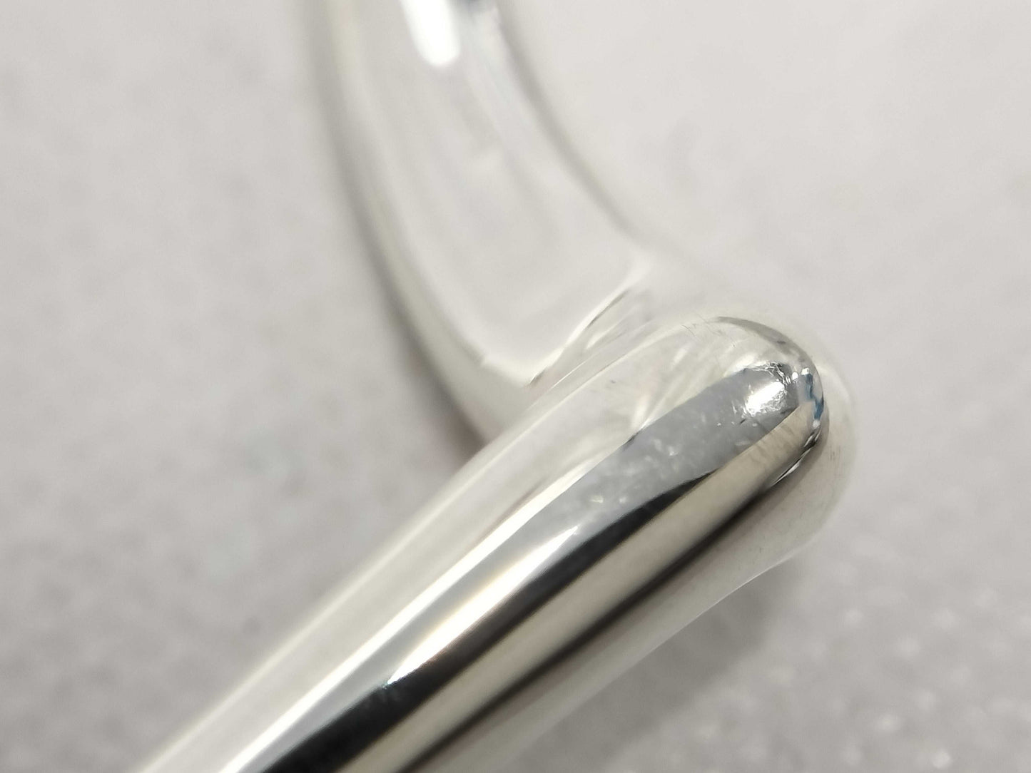 (10461_0182) Tiffany&Co. Elsa Peretti Open Heart Hoop Earrings Size M Ag925 9.7g Earrings