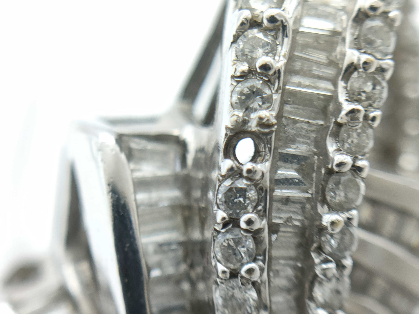 D3.50ct K18WG 18.6g Ring