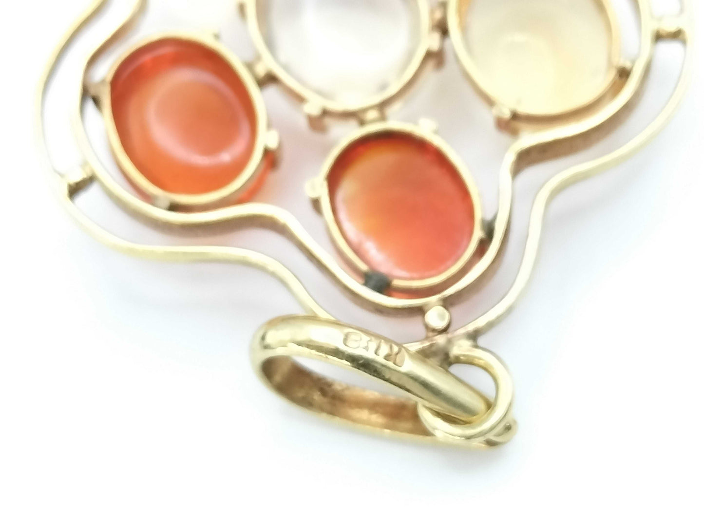 Colored Stone K18 4.7g Pendant Top