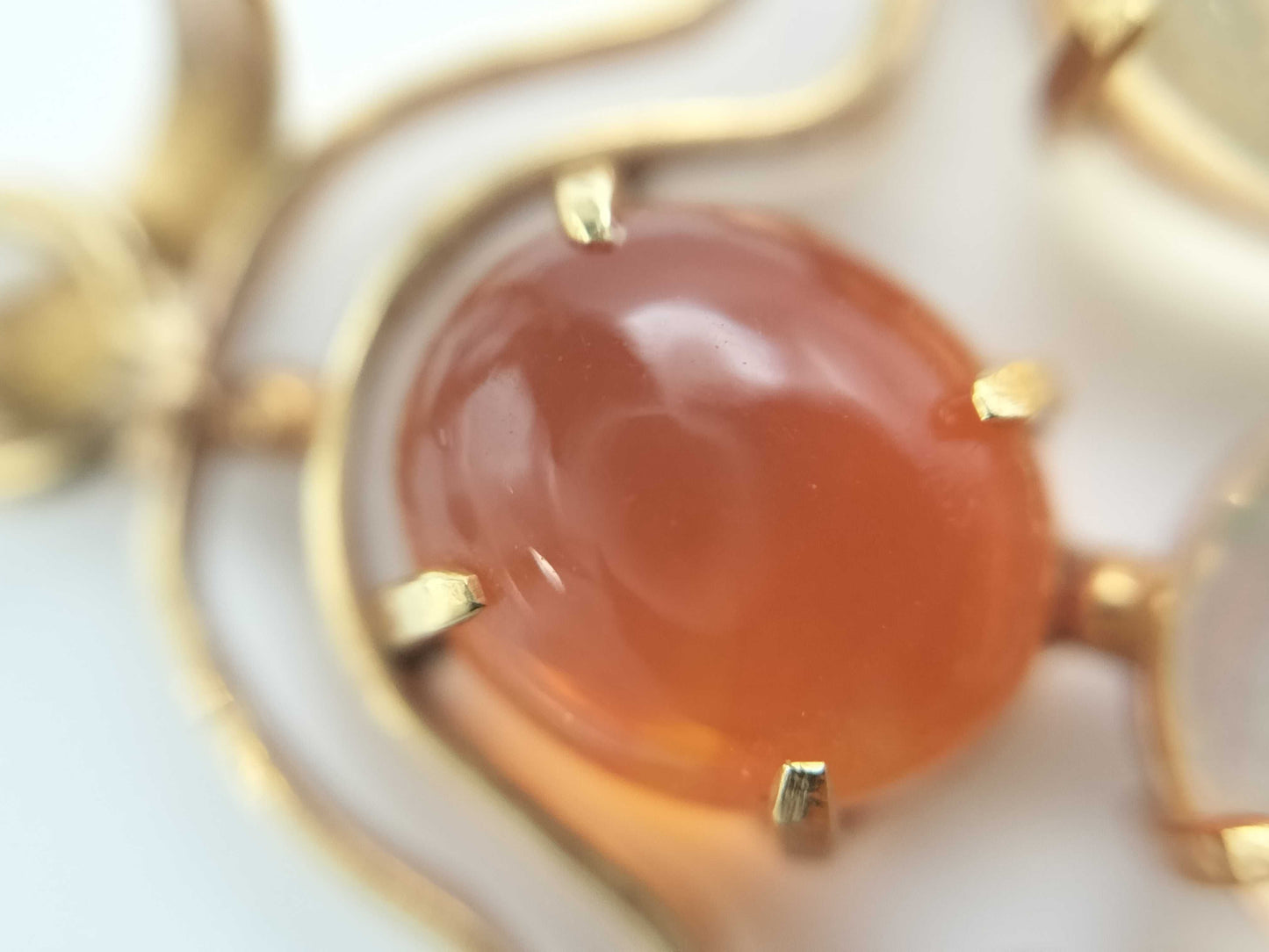 Colored Stone K18 4.7g Pendant Top