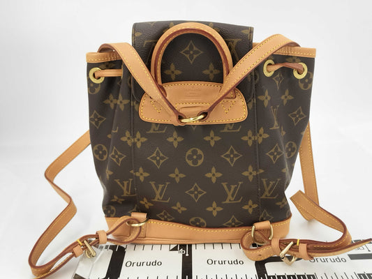 LOUIS VUITTON Monogram Mini Montsouris M51137 Backpack