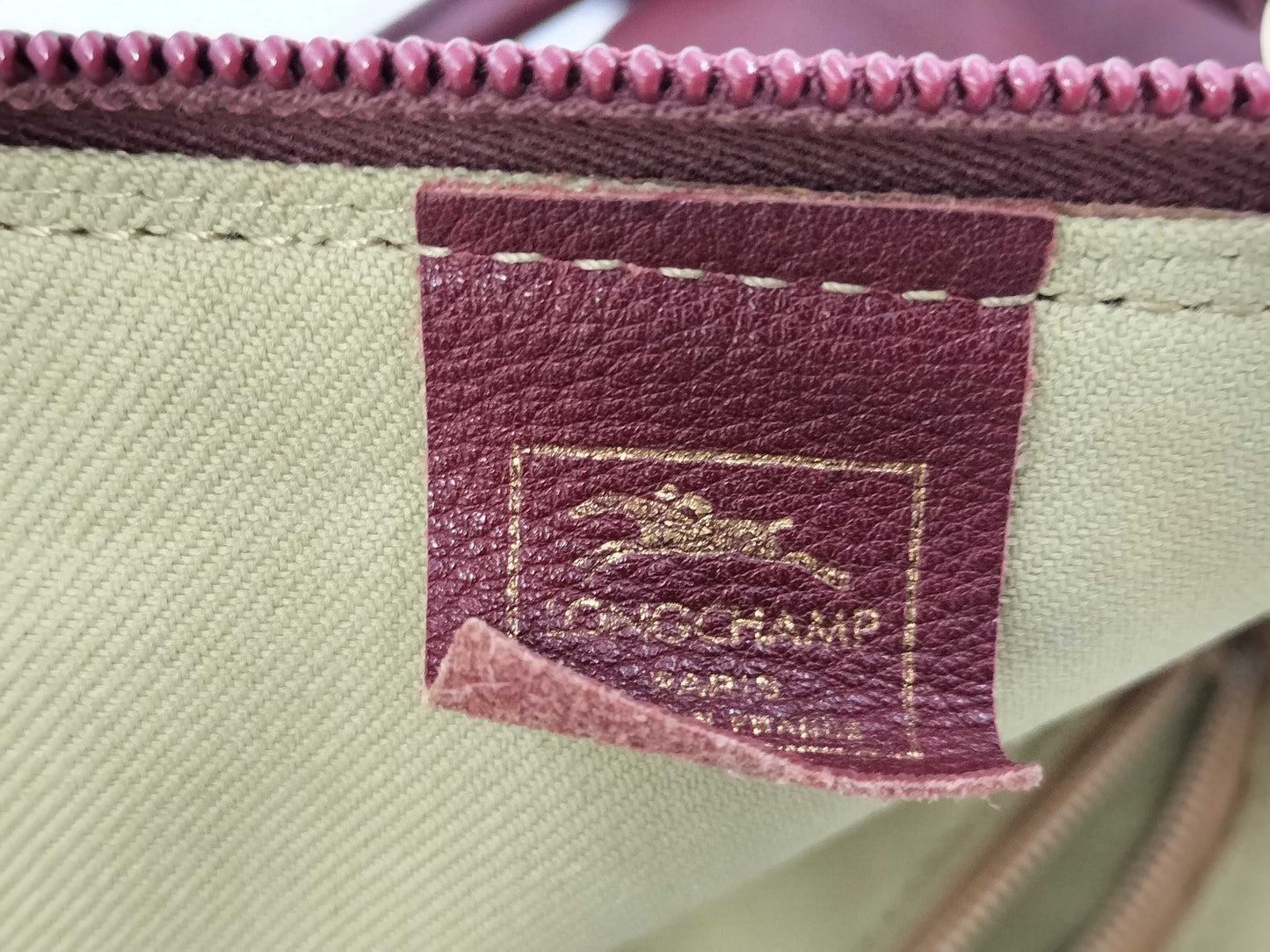(10460_0203) LONG CHAMP Longchamp Boston Bag Bordeaux Boston Bag