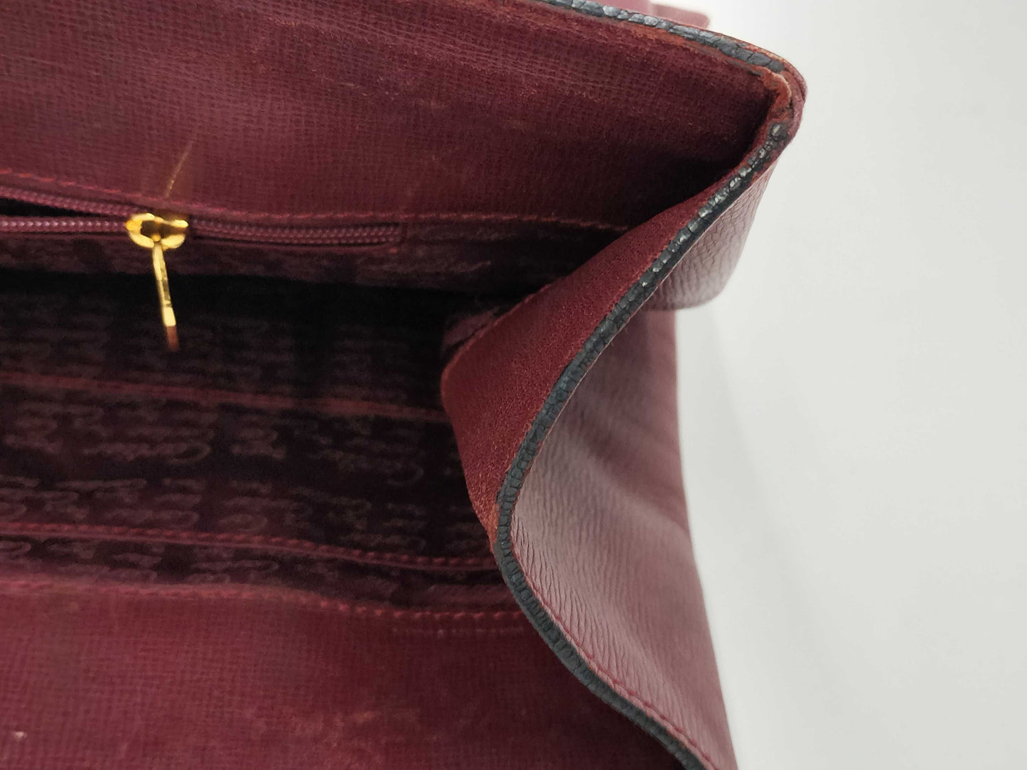 (10460_0122) Cartier Cartier Mastline Handbag Bordeaux Tote Bag