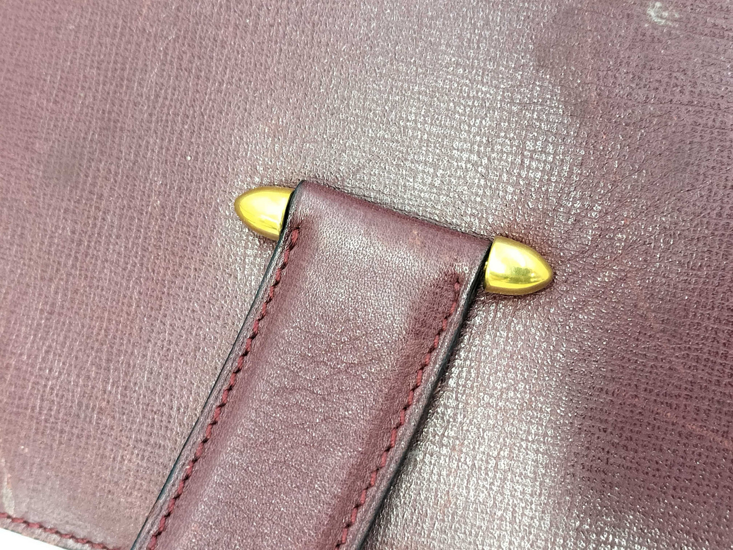 (10460_0122) Cartier Cartier Mastline Handbag Bordeaux Tote Bag
