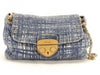 PRADA PRADA Prada Tweed Double Chain Shoulder Bag Shoulder Bag