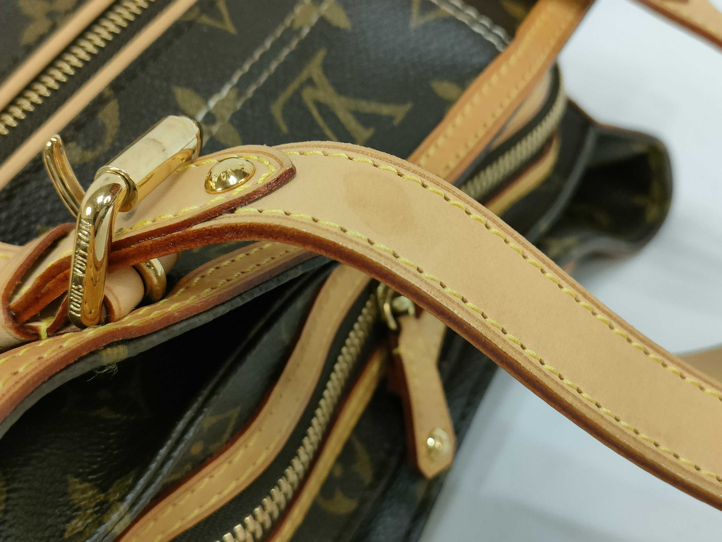 LOUIS VUITTON Monogram Rivet M40140 VI0087 Handbag