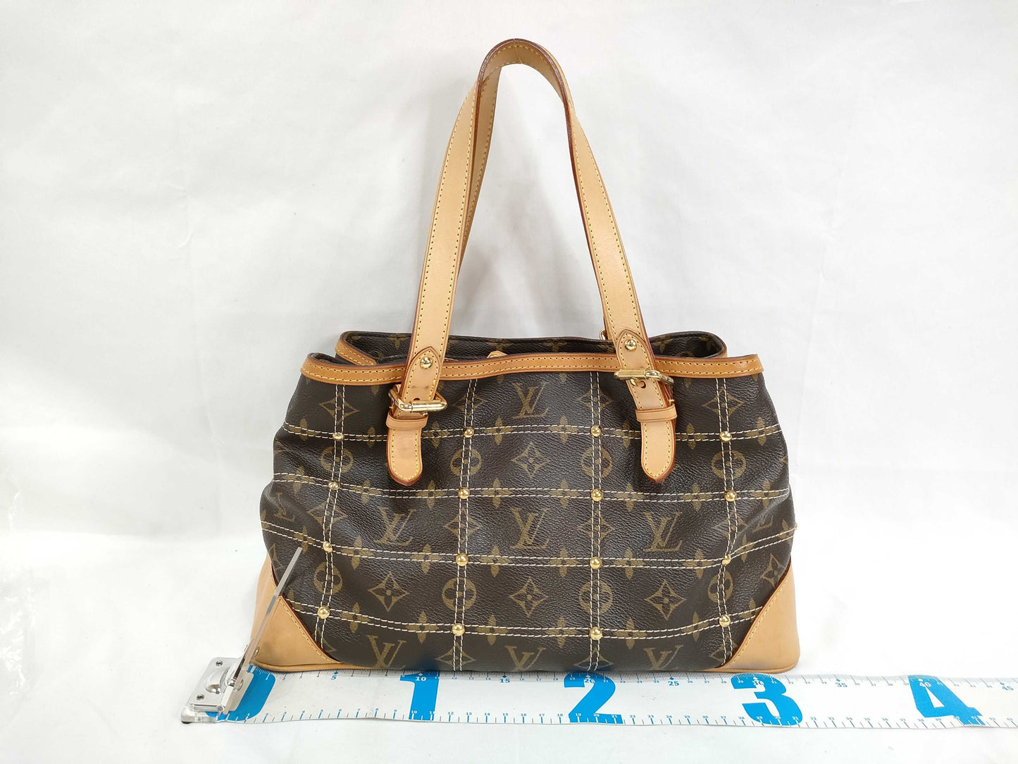 LOUIS VUITTON Monogram Rivet M40140 VI0087 Handbag
