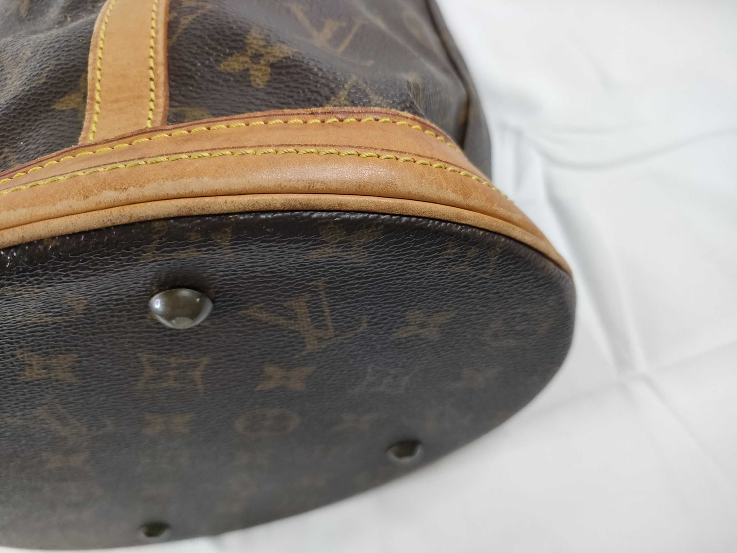 LOUIS VUITTON Monogram Louis Vuitton M42236 Bucket GM FL0020 Monogram Bucket Bag Tote Bag