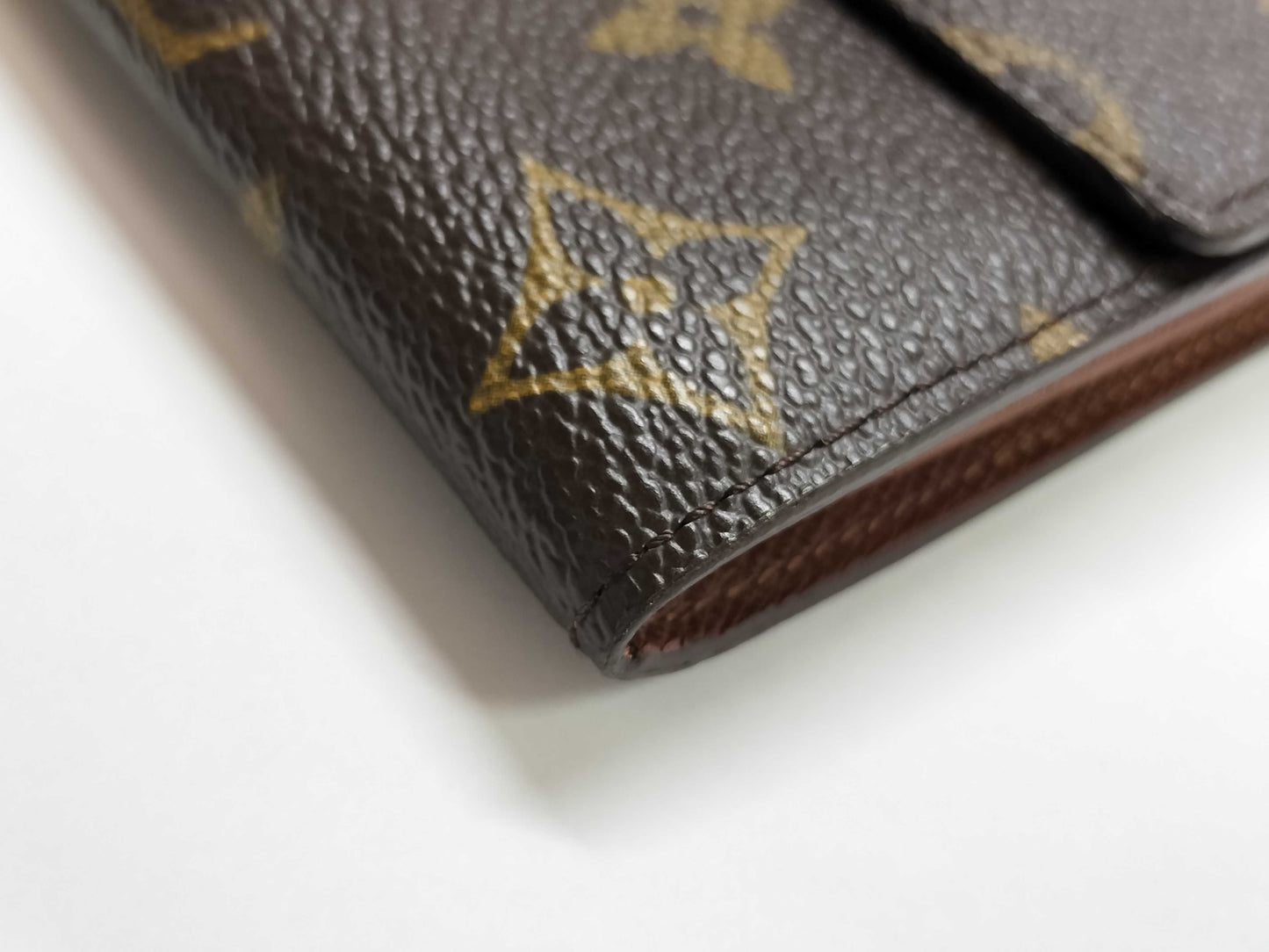 LOUIS VUITTON LOUIS VUITTON Monogram LV Monogram Porte Monnaie Credit Wallet M61725 TH0092