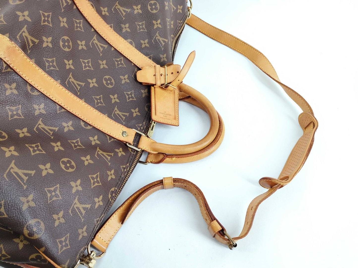 LOUIS VUITTON Monogram LV Monogram Keepall Bandouliere 50 M41416 VI0934 Boston Bag