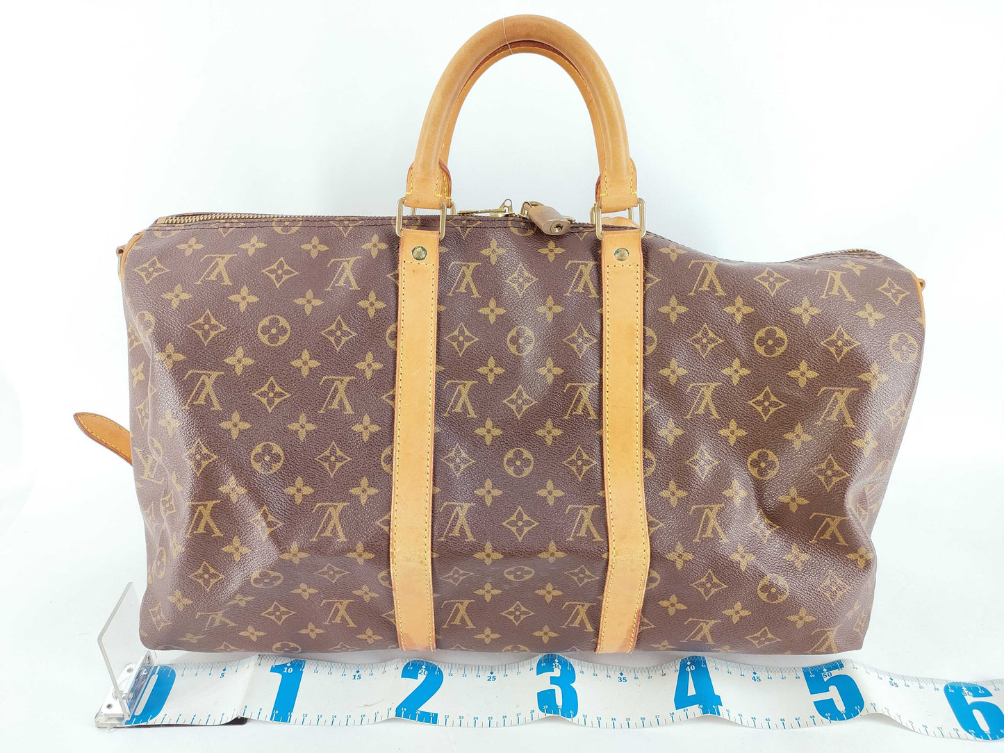 LOUIS VUITTON Monogram LV Monogram Keepall Bandouliere 50 M41416 VI0934 Boston Bag